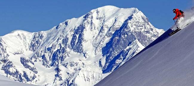 La Plagne: esquiant als Alps Francesos